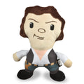 Peluche Siffleuse Han Solo Star Wars 9" | Jouet pour animaux de compagnie en peluche siffleuse Han Solo 9" | Peluche Han Solo Star Wars pour chiens 6 pouces | Jouet à mâcher pour chien 9 poucesFF19166
