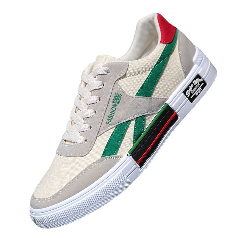 Atmungsaktive Canvas-Schuhe für Herren, Board-Schuhe, Freizeitschuhe