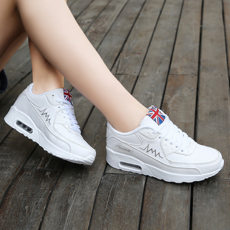 Chaussures pour femmes, chaussures à coussin d'air, chaussures de sport et de loisirs, version coréenne, chaussures plates pour étudiantes, chaussures de voyage, chaussures plates, chaussures pour femmes