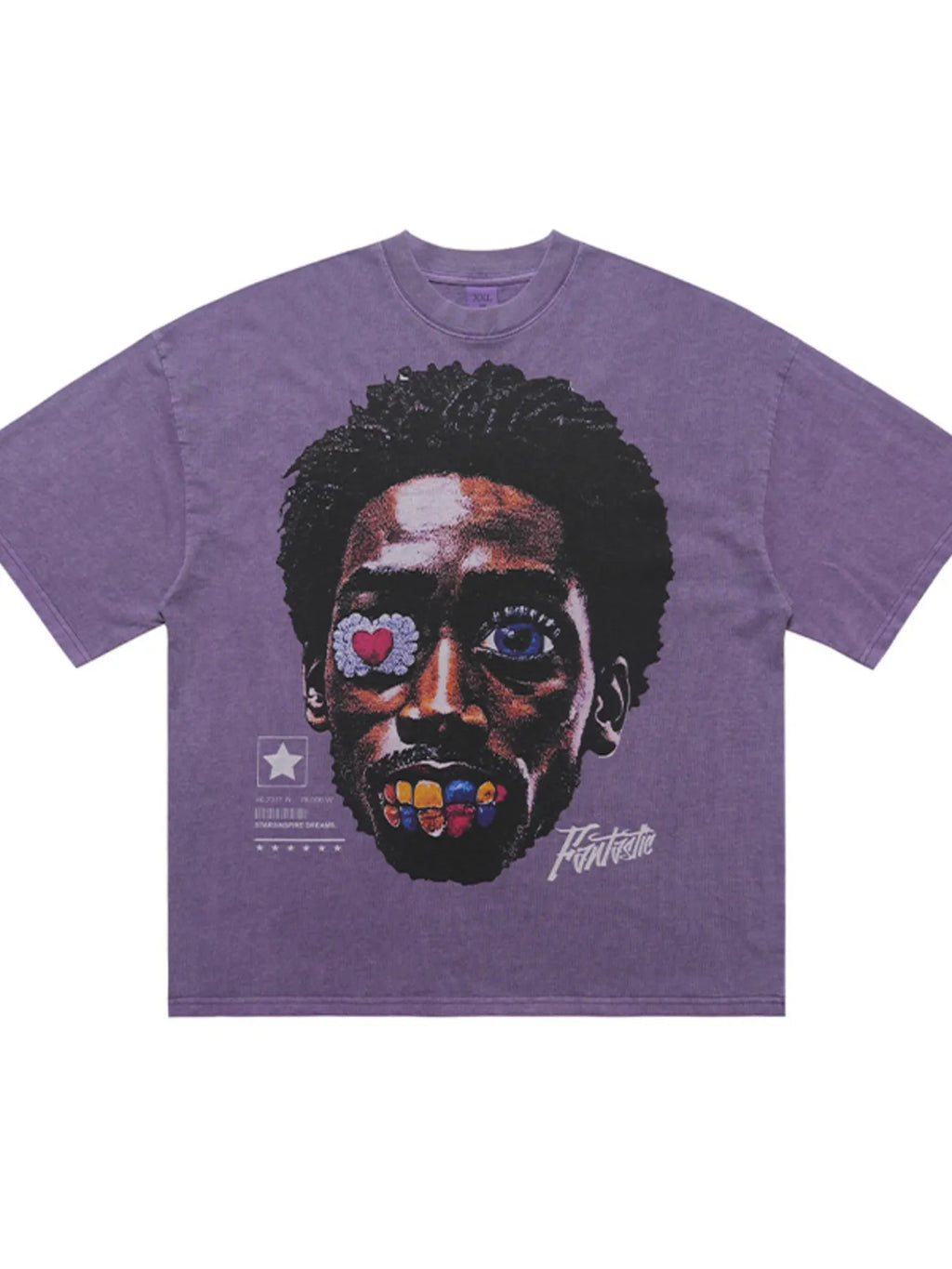 T-shirt graphique à col rond et manches courtes pour homme