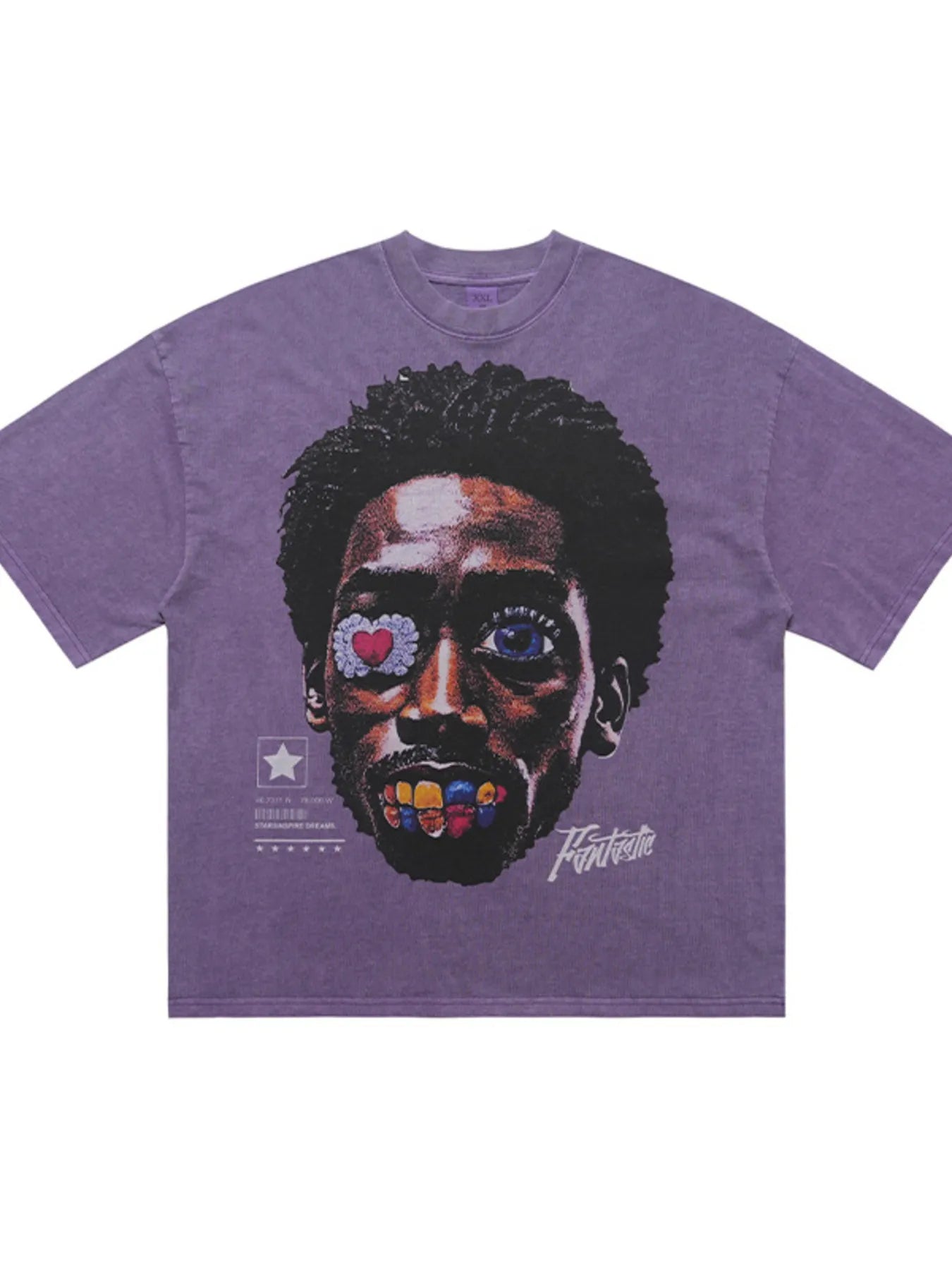 T-shirt graphique à col rond et manches courtes pour homme