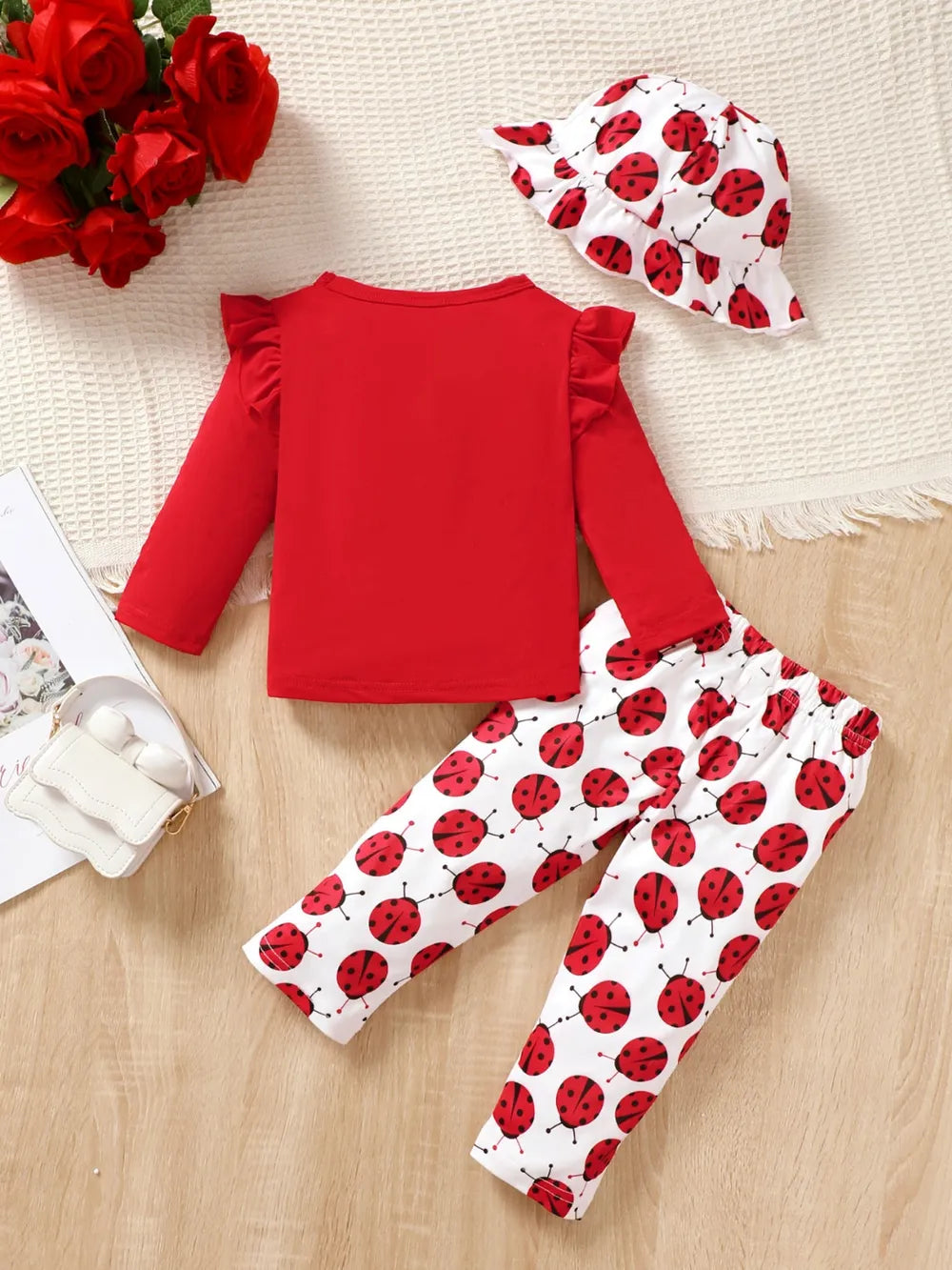 Ensemble haut et pantalon de dessin animé pour enfants