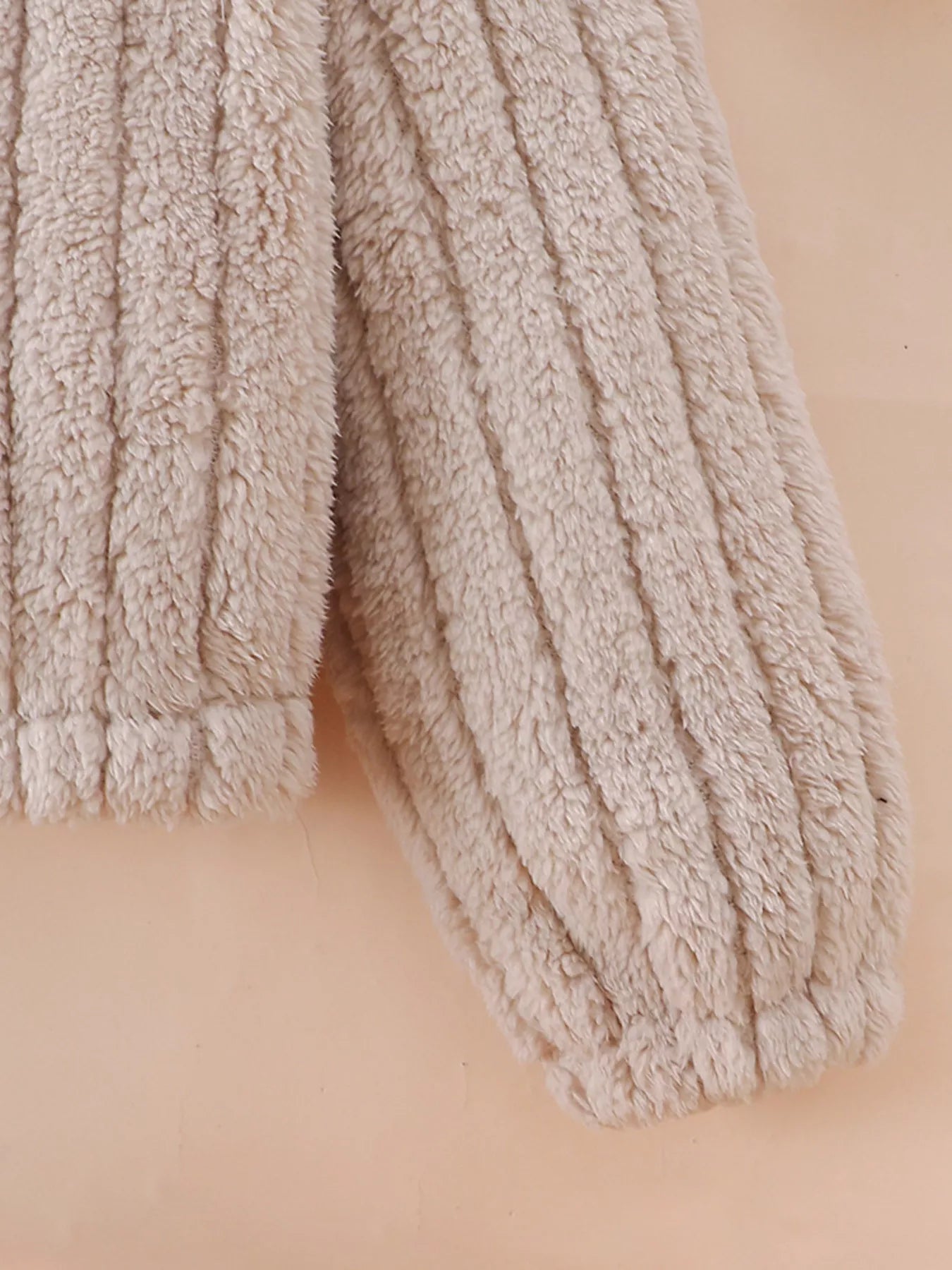 Blouson polaire boutonné douillet pour enfant