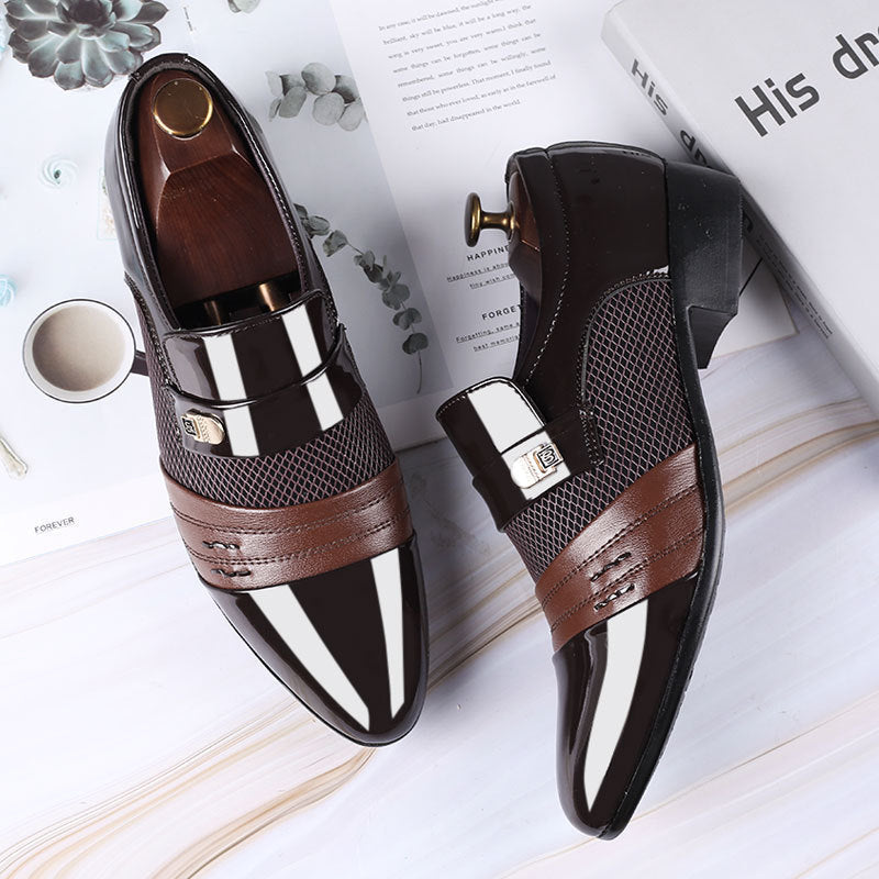 Herrenschuhe, Lederschuhe, Herren Freizeitschuhe, Business-Abendschuhe, vielseitige Übergrößen-Hochzeitsschuhe