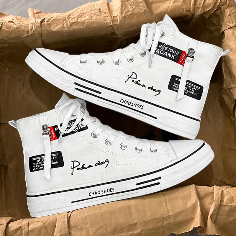 High-Top-Skateschuhe Segeltuchschuhe Freizeitschuhe Koreanische Version Studentenschuhe Herrenschuhe Trendschuhe