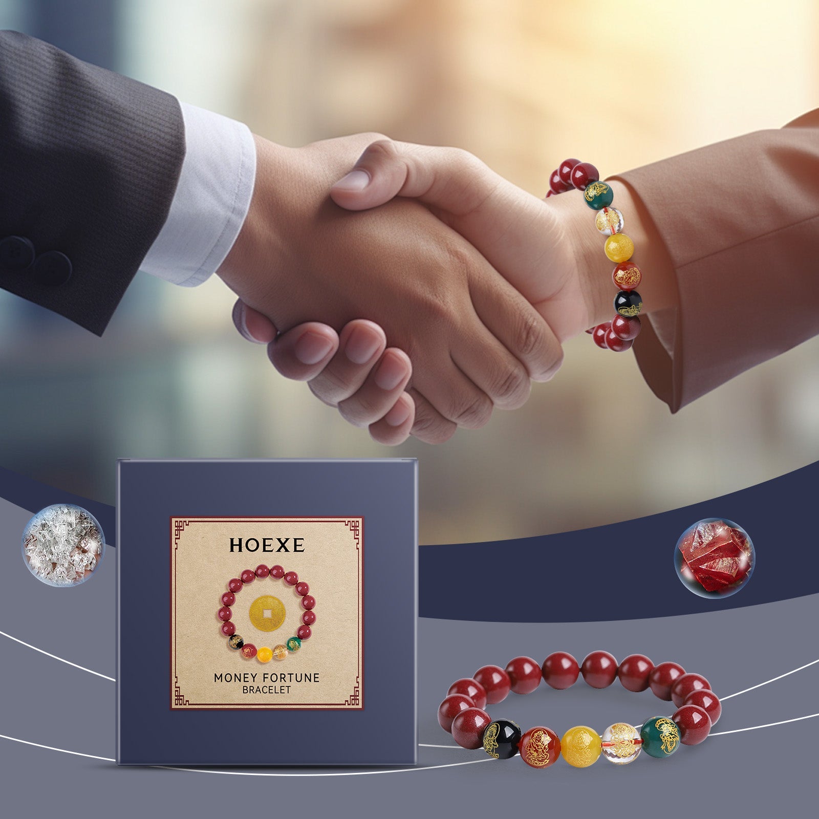 Lila Goldsand-Armband Soziales Büro Handdekoration Kleideraccessoires Mode Einfacher Trend Paar-Armband