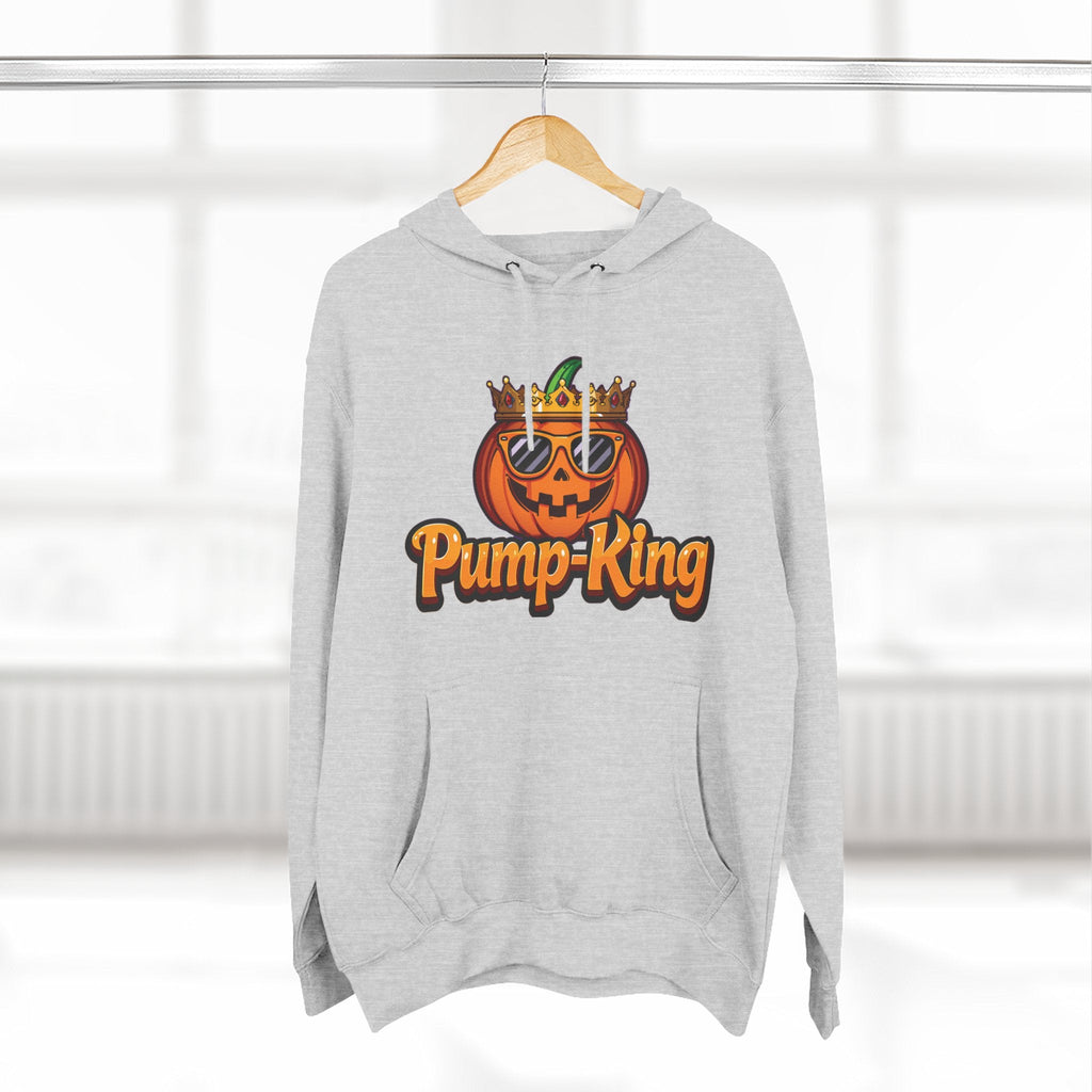 Pump-King Halloween Hoodie, Gemütliches Fleece-Sweatshirt für den Herbst, Lustige Kürbis-Kleidung, Herbst-Stil, Perfekt für Halloween-Feiern