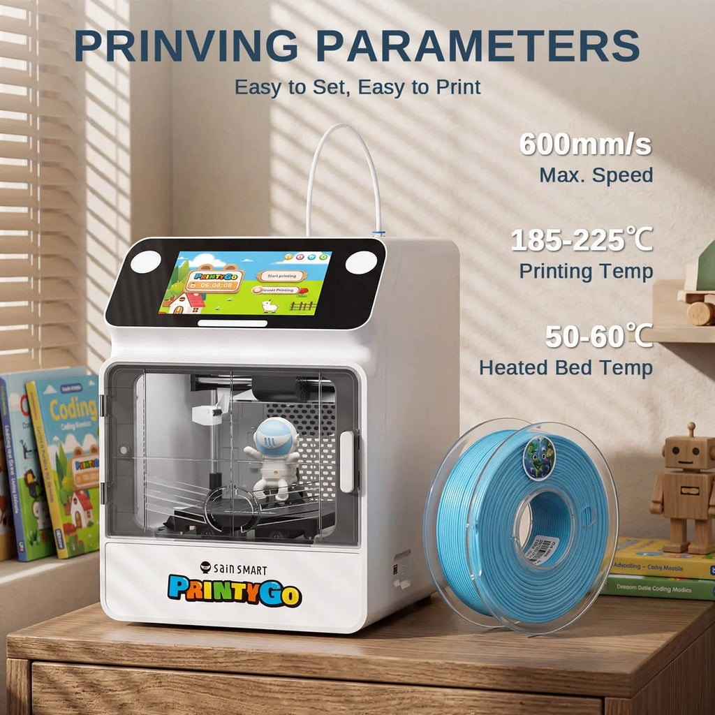 PLA Filament 1,75 mm, Planet Explorer 8-Farben Mini-Spulen-Bundle, je 250 g, High-Speed PLA, +/-0,02 mm Genauigkeit, leicht zu drucken, kompatibel mit den meisten FDM 3D-Druckern