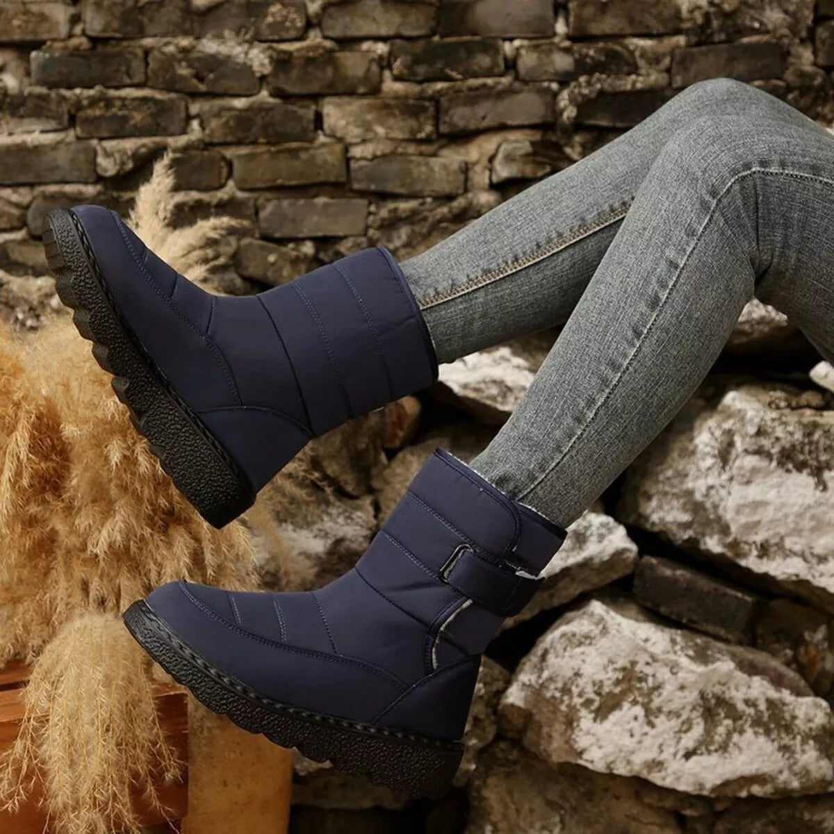 Bottes de neige imperméables et chaudes
