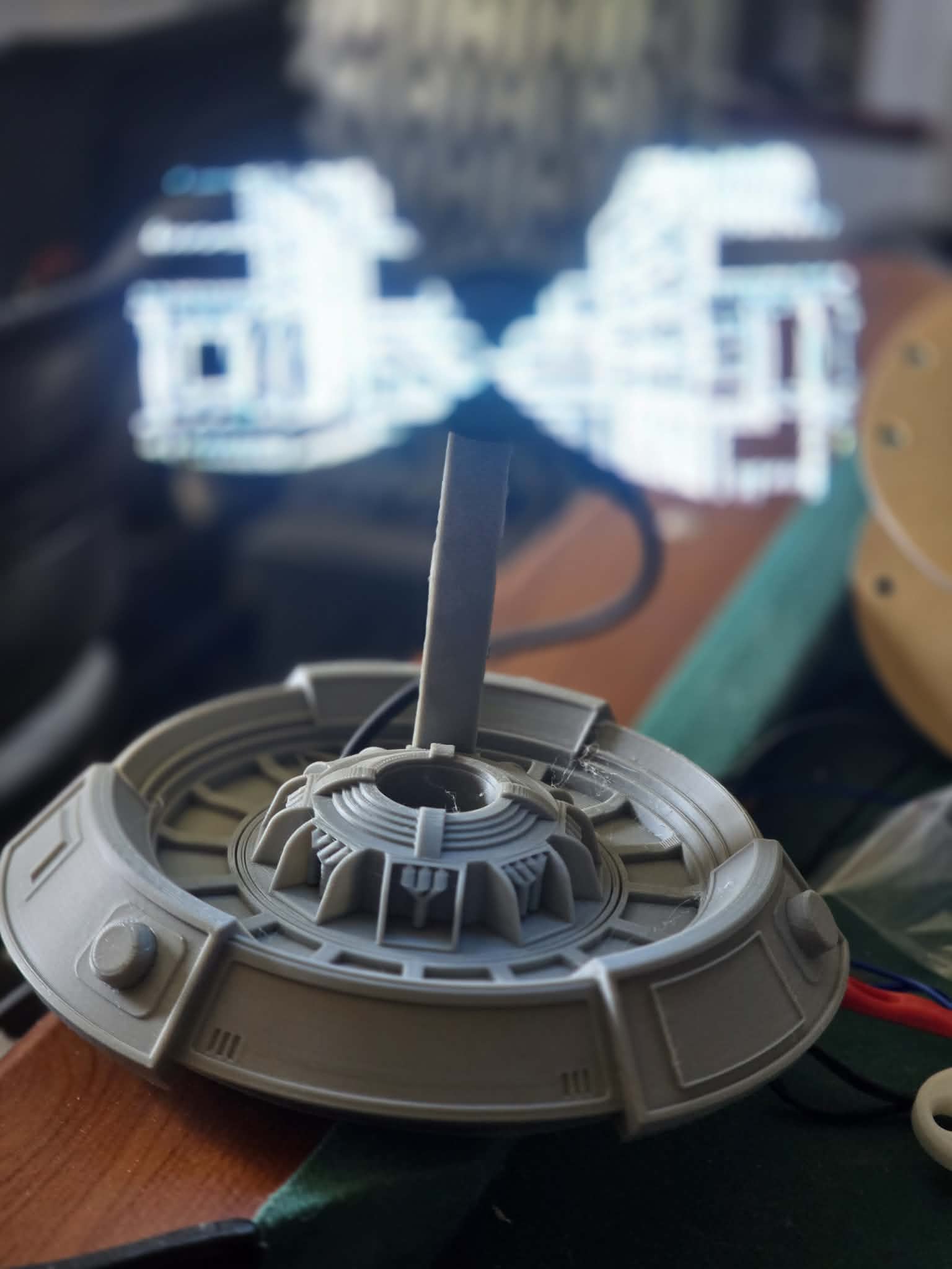 Fichier vidéo de fan d'hologramme Star Wars