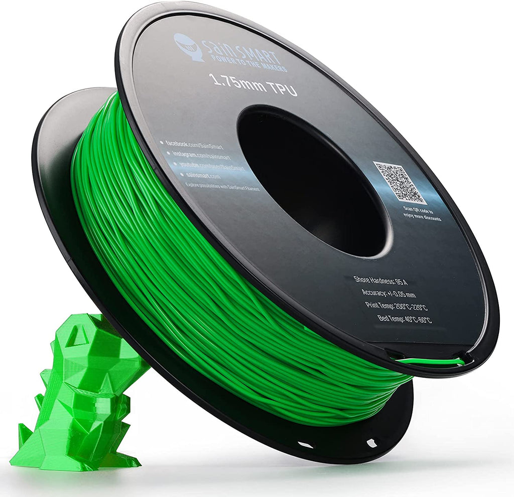 Neongrün, Cyberpunk Farbe TPU Filament 1,75 mm 0,8 kg/1,76 lb