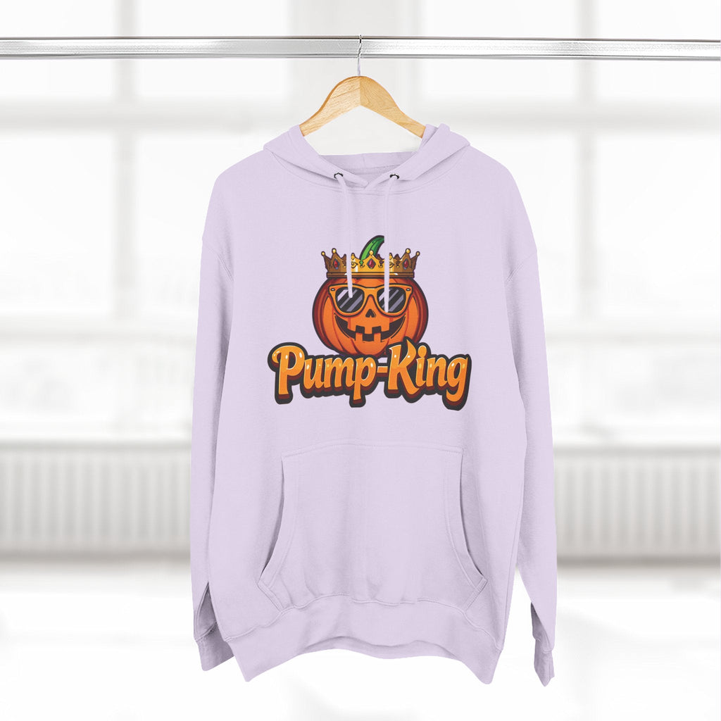 Pump-King Halloween Hoodie, Gemütliches Fleece-Sweatshirt für den Herbst, Lustige Kürbis-Kleidung, Herbst-Stil, Perfekt für Halloween-Feiern