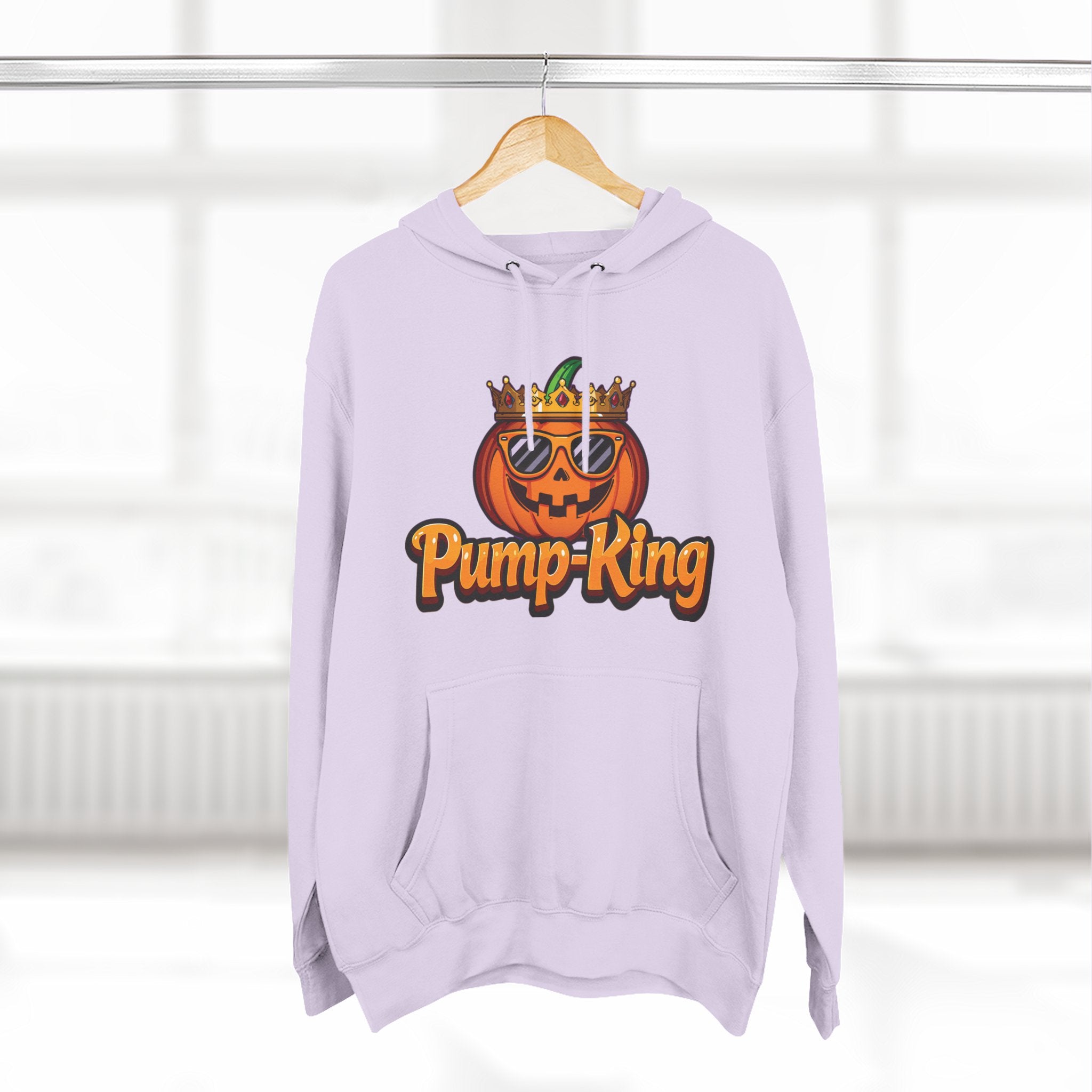Pump-King Halloween Hoodie, Gemütliches Fleece-Sweatshirt für den Herbst, Lustige Kürbis-Kleidung, Herbst-Stil, Perfekt für Halloween-Feiern