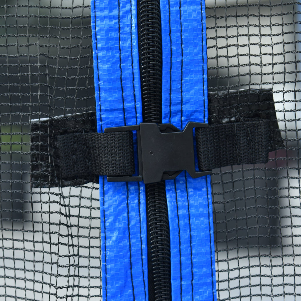 14FT Trampolin für Erwachsene & Kinder mit Basketballkorb, Outdoor-Trampoline mit Leiter und Sicherheitsnetz für Kinder und Erwachsene