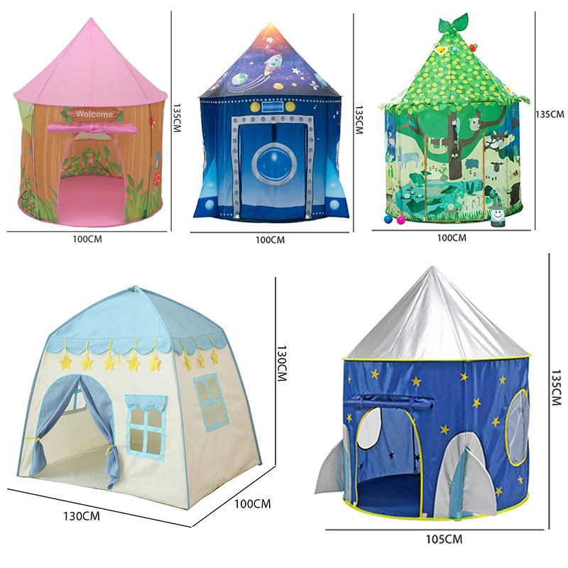 Tente de jeu pour enfants, tente de jeu spatiale, piscine à balles océanique, tente portable pour bébé, tente de jeu pour enfants