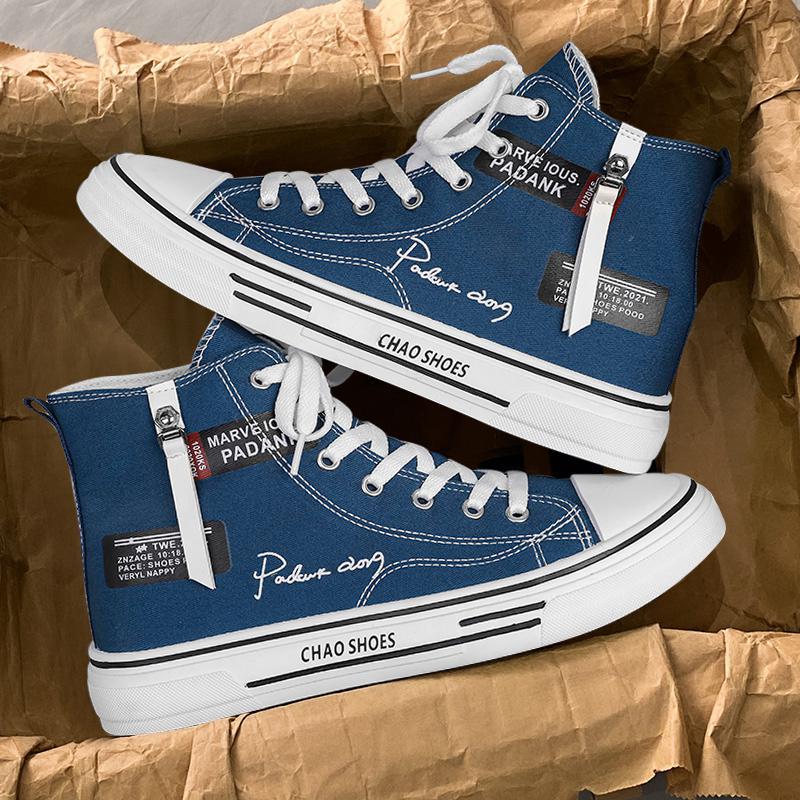 High-Top-Skateschuhe Segeltuchschuhe Freizeitschuhe Koreanische Version Studentenschuhe Herrenschuhe Trendschuhe