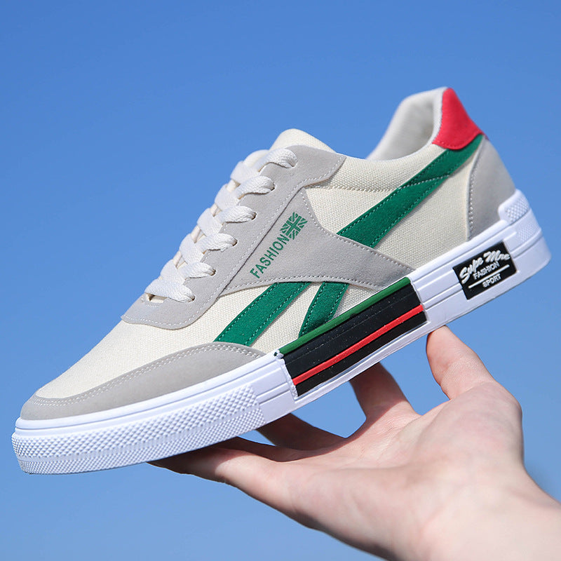 Atmungsaktive Canvas-Schuhe für Herren, Board-Schuhe, Freizeitschuhe