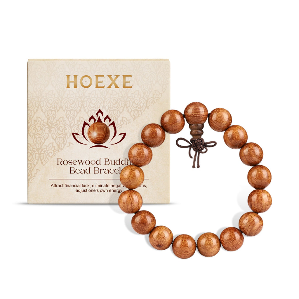 Rosenholz Buddha Perlenarmband Täglich Einfaches Modedesign Armband Persönlichkeit All-In-One Perlenarmband