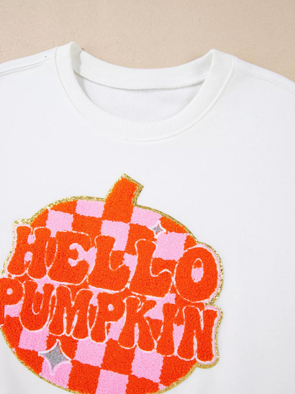 Halloween Kürbis-Muster Langarm-Sweatshirt
