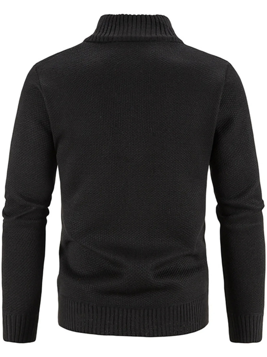 Herren Strickjacke mit Reißverschluss, Übergröße, Langarm