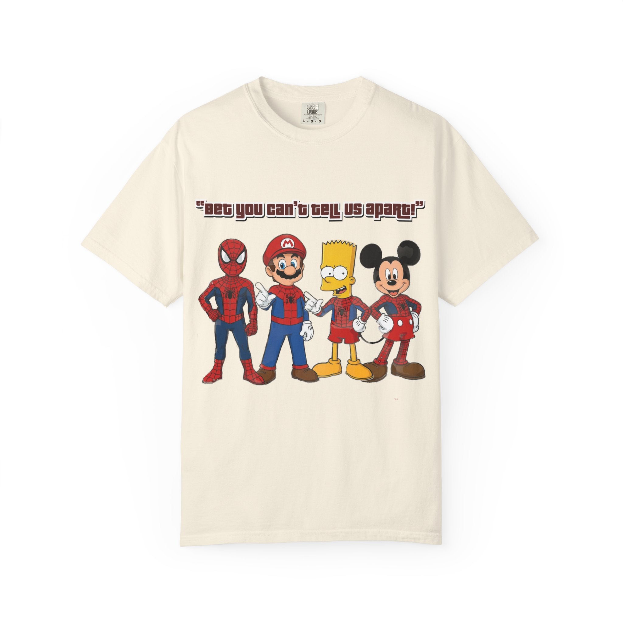 Lustiges Guess Cartoon Tribute Unisex T-Shirt, Fun Grafik-T-Shirt, Perfektes Geschenk für Kinder & Erwachsene, Familien-Bonding, Geburtstag, Freizeitkleidung