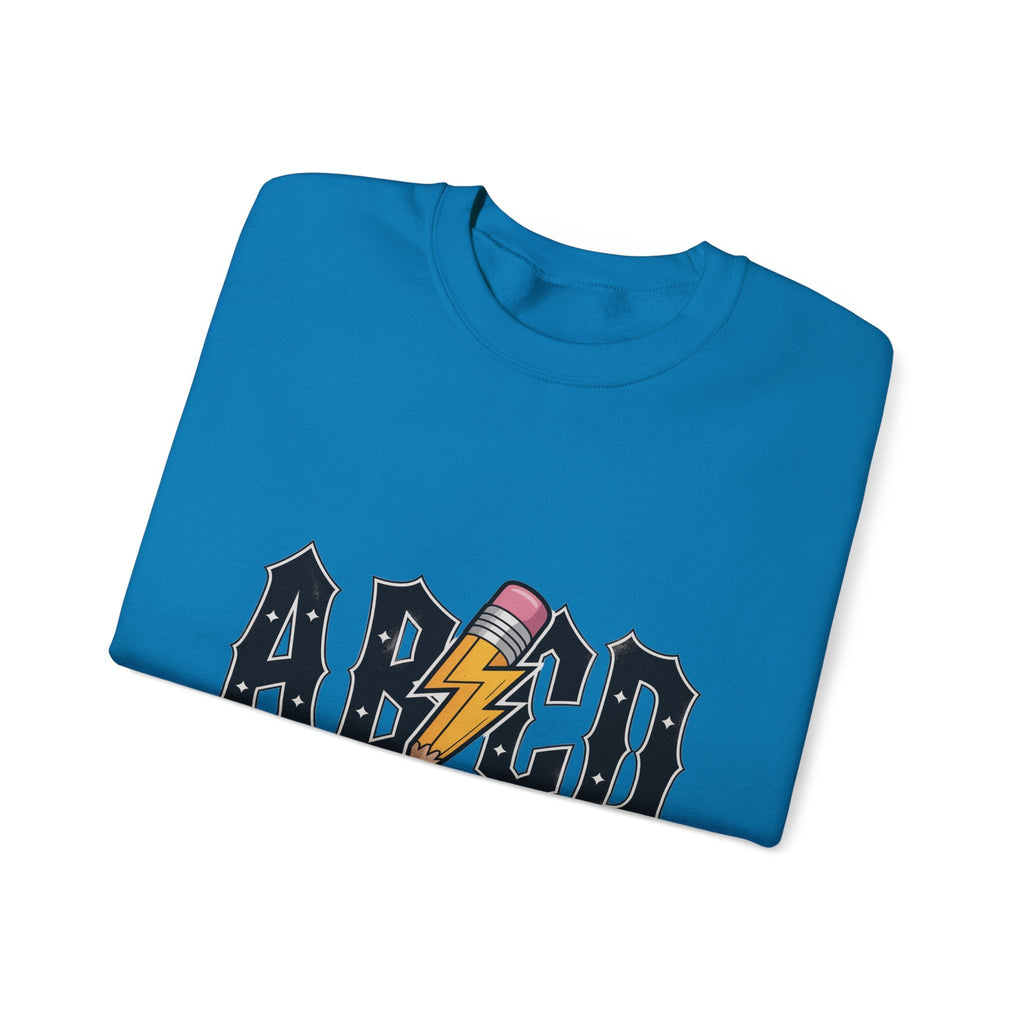Back to School Rundhals-Sweatshirt, Unisex-Sweatshirt, Leichter Pullover, Schulkleidung, Lehrergeschenk, Trendige Mode