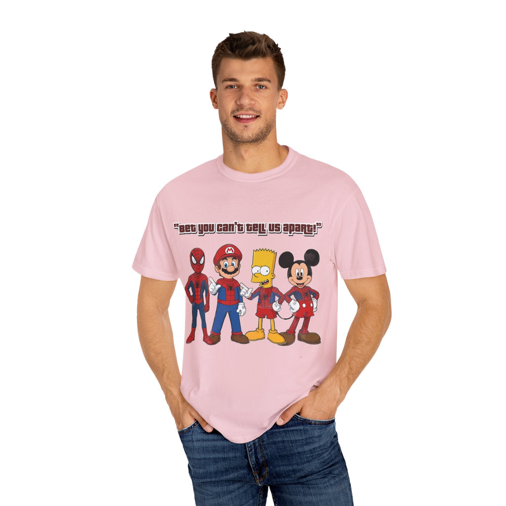 Lustiges Guess Cartoon Tribute Unisex T-Shirt, Fun Grafik-T-Shirt, Perfektes Geschenk für Kinder & Erwachsene, Familien-Bonding, Geburtstag, Freizeitkleidung
