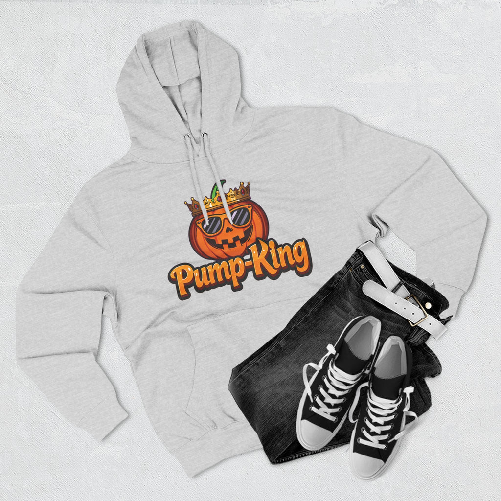 Pump-King Halloween Hoodie, Gemütliches Fleece-Sweatshirt für den Herbst, Lustige Kürbis-Kleidung, Herbst-Stil, Perfekt für Halloween-Feiern