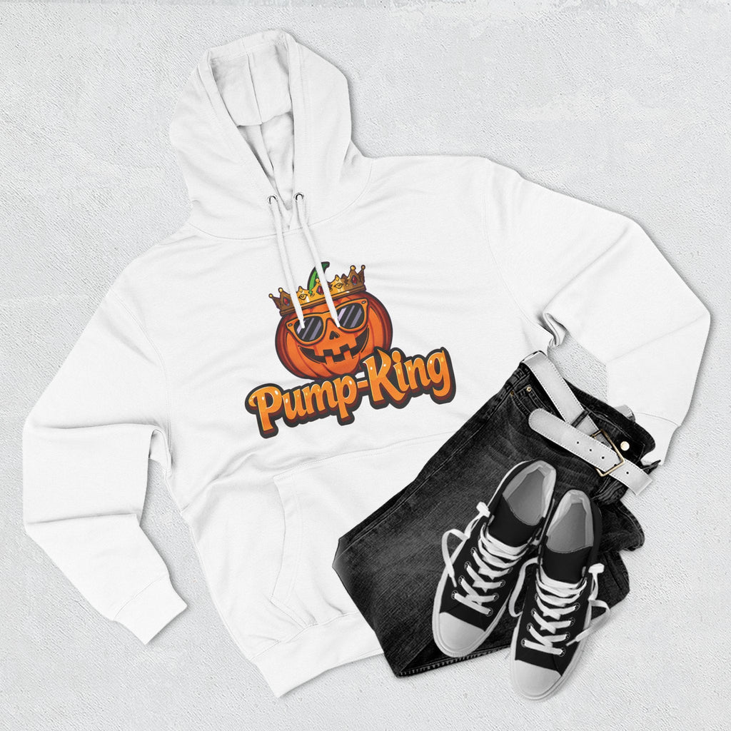 Pump-King Halloween Hoodie, Gemütliches Fleece-Sweatshirt für den Herbst, Lustige Kürbis-Kleidung, Herbst-Stil, Perfekt für Halloween-Feiern