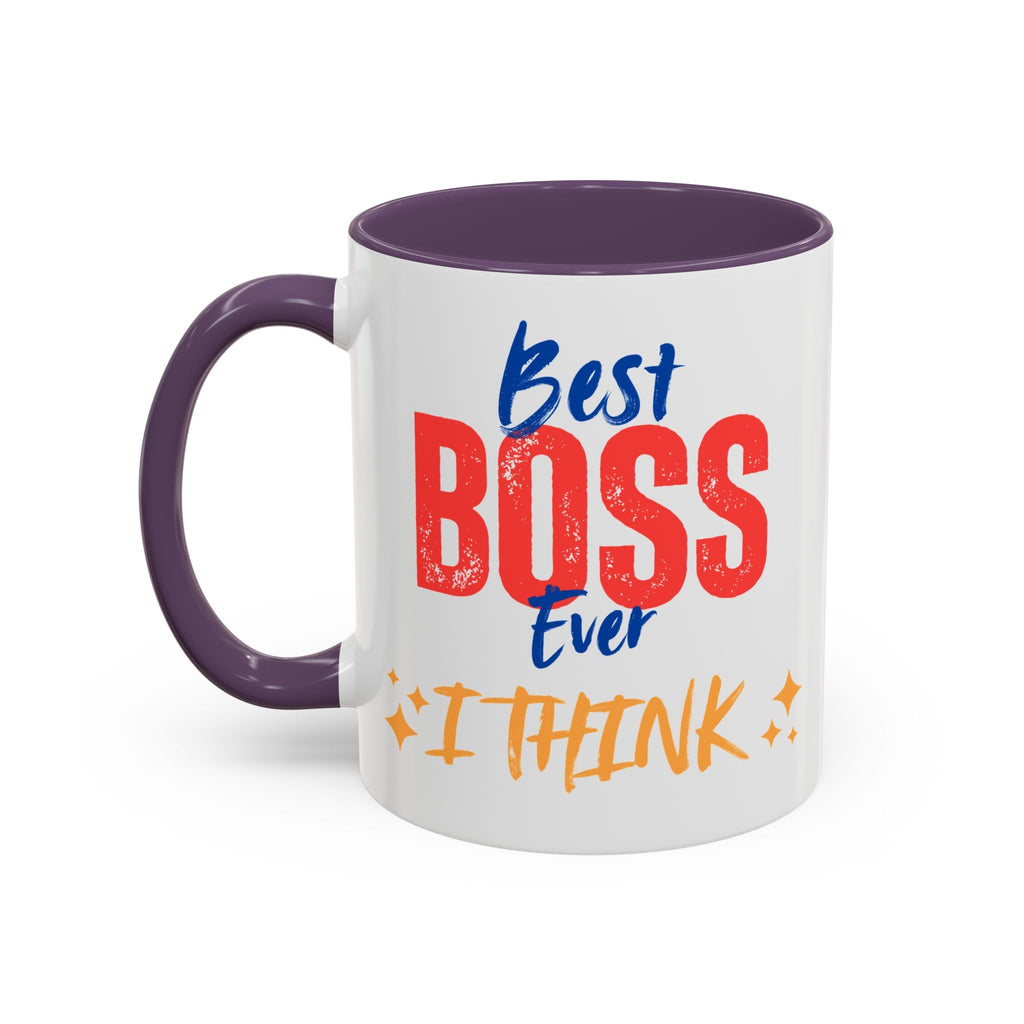 Bester Chef aller Zeiten Akzent-Kaffeetasse - Perfektes Geschenk zum Tag des Chefs, Büro-Dekoration, Motivierendes Trinkgeschirr, Lustige Kaffeetasse