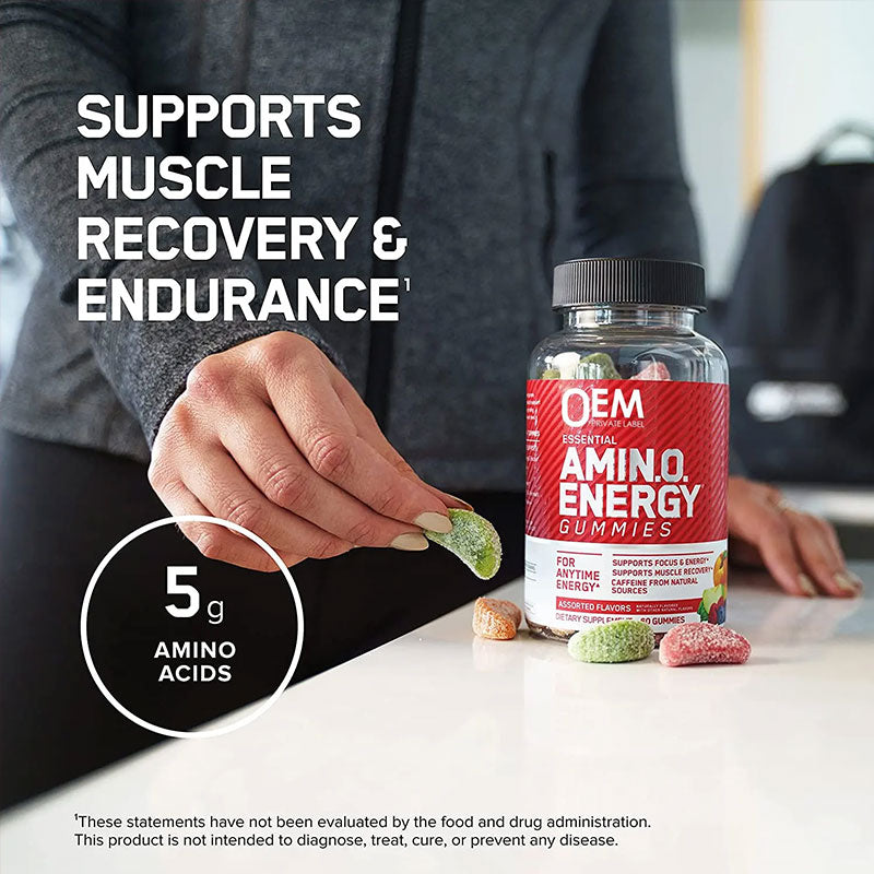 Energie-Gummibärchen Aminosäuren Sport- und Fitness-Gummibärchen