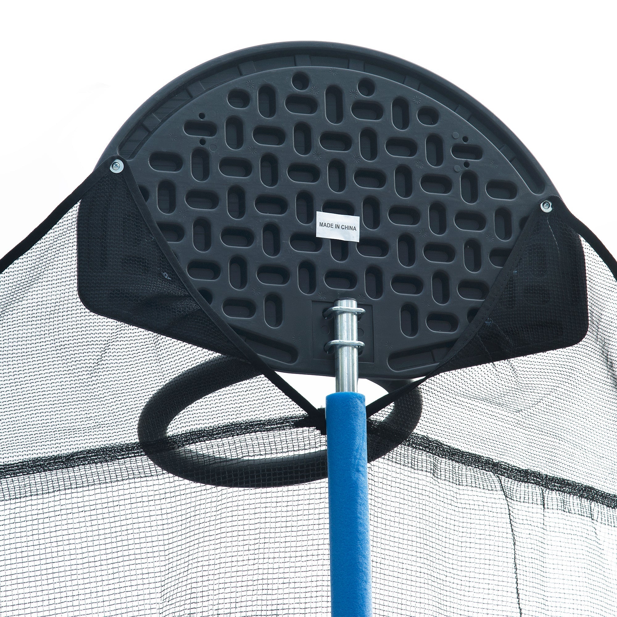 14FT Trampolin für Erwachsene & Kinder mit Basketballkorb, Outdoor-Trampoline mit Leiter und Sicherheitsnetz für Kinder und Erwachsene