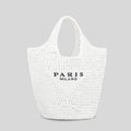 Sacs tricotés à la main Sacs à tricoter Sac à main rétro populaire grande capacité creux Sacs pour femmes