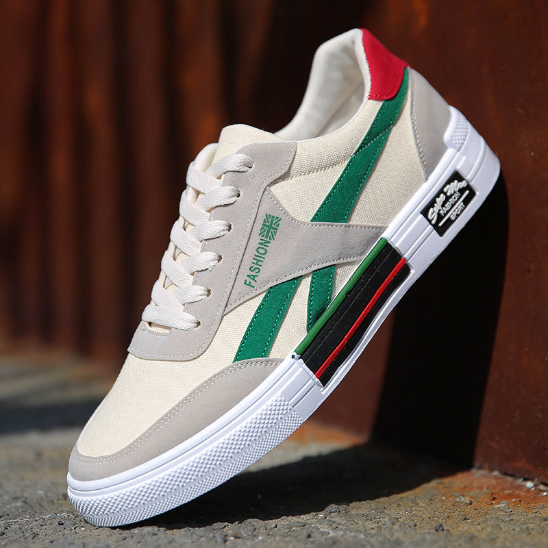 Atmungsaktive Canvas-Schuhe für Herren, Board-Schuhe, Freizeitschuhe