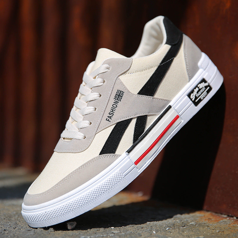 Atmungsaktive Canvas-Schuhe für Herren, Board-Schuhe, Freizeitschuhe