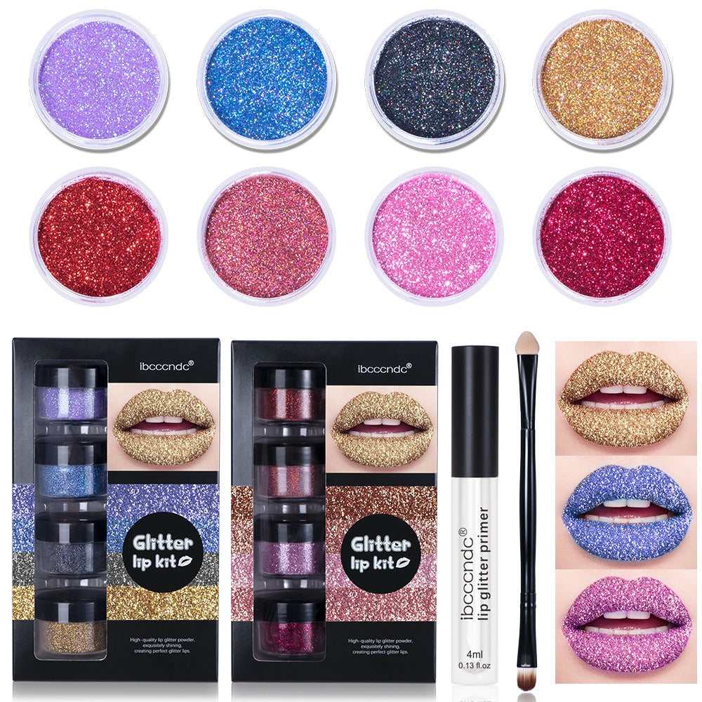 ibcccndc Glitzer-Lipgloss-Set