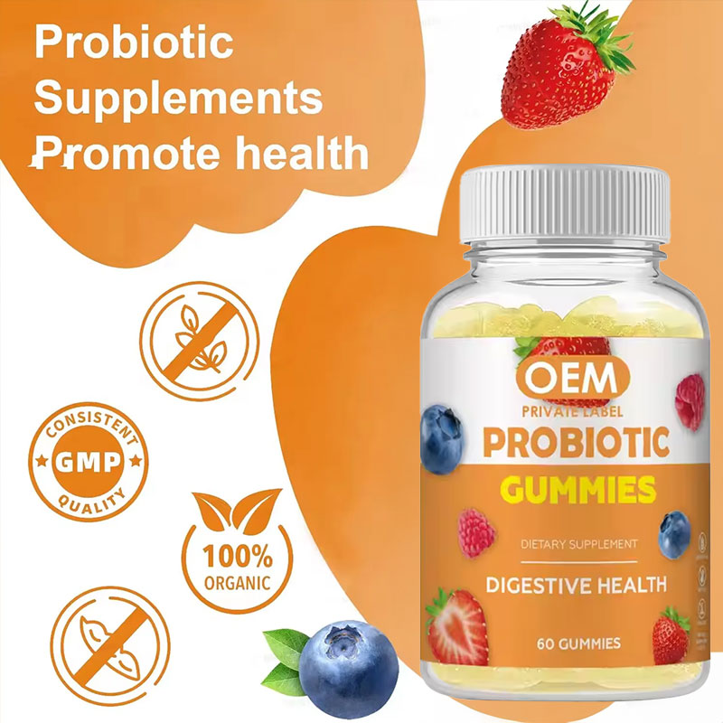 Magen-Darm-Verdauungs-Gummibärchen mit Fruchtgeschmack, Vitamin-Gummibärchen