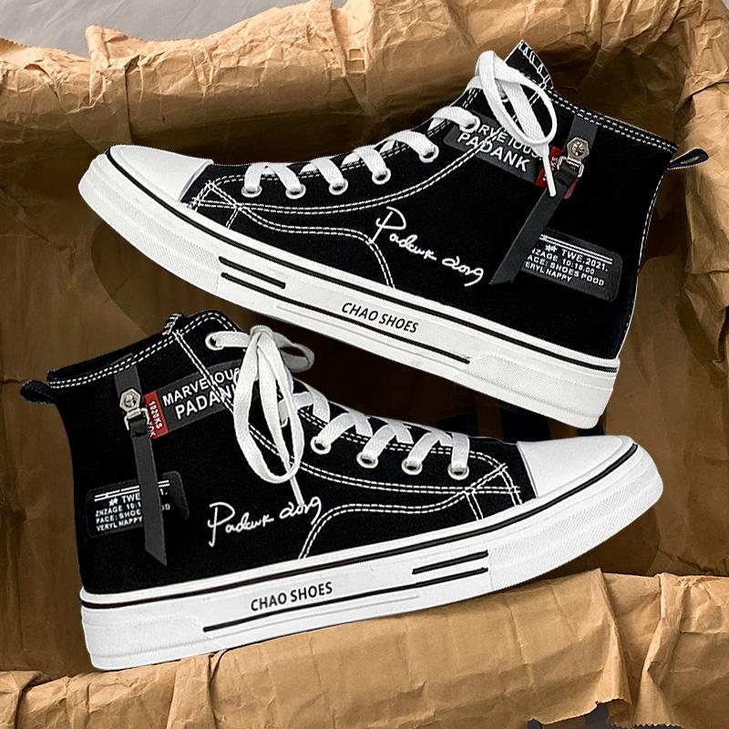High-Top-Skateschuhe Segeltuchschuhe Freizeitschuhe Koreanische Version Studentenschuhe Herrenschuhe Trendschuhe
