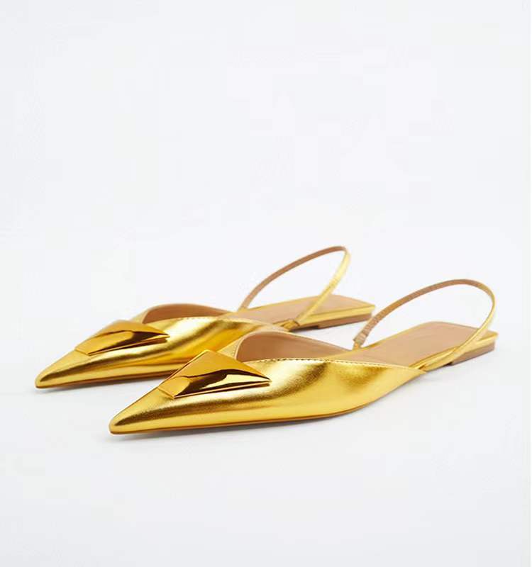 Flache Schuhe Perlen Espadrilles für Damen Lässige Slingback Strassschuhe Damen Frühling Sommer Damen Halbschuhe mit niedrigem Absatz