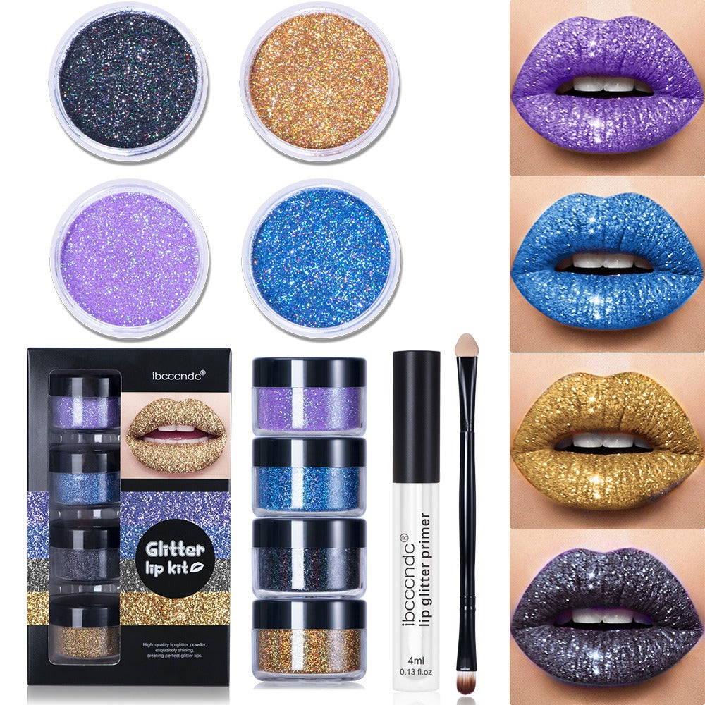 ibcccndc Glitzer-Lipgloss-Set