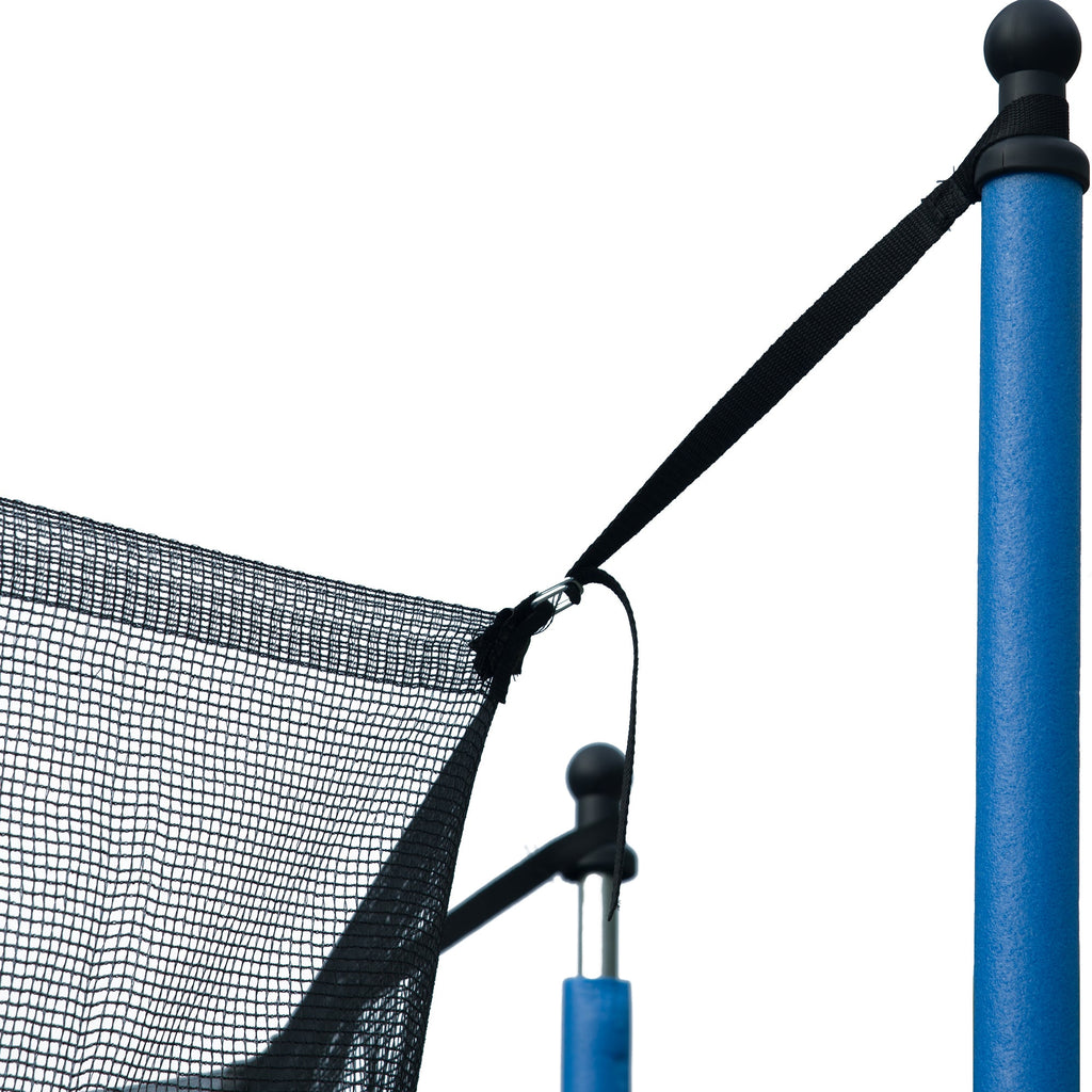 14FT Trampolin für Erwachsene & Kinder mit Basketballkorb, Outdoor-Trampoline mit Leiter und Sicherheitsnetz für Kinder und Erwachsene