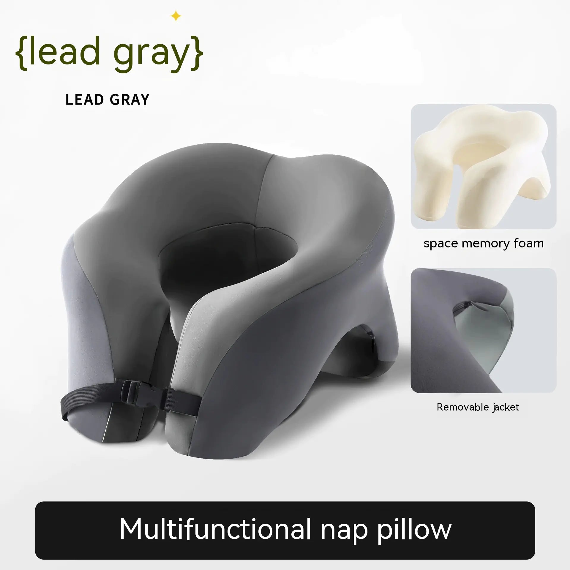 Oreiller de sieste CozyHug en mousse à mémoire de forme