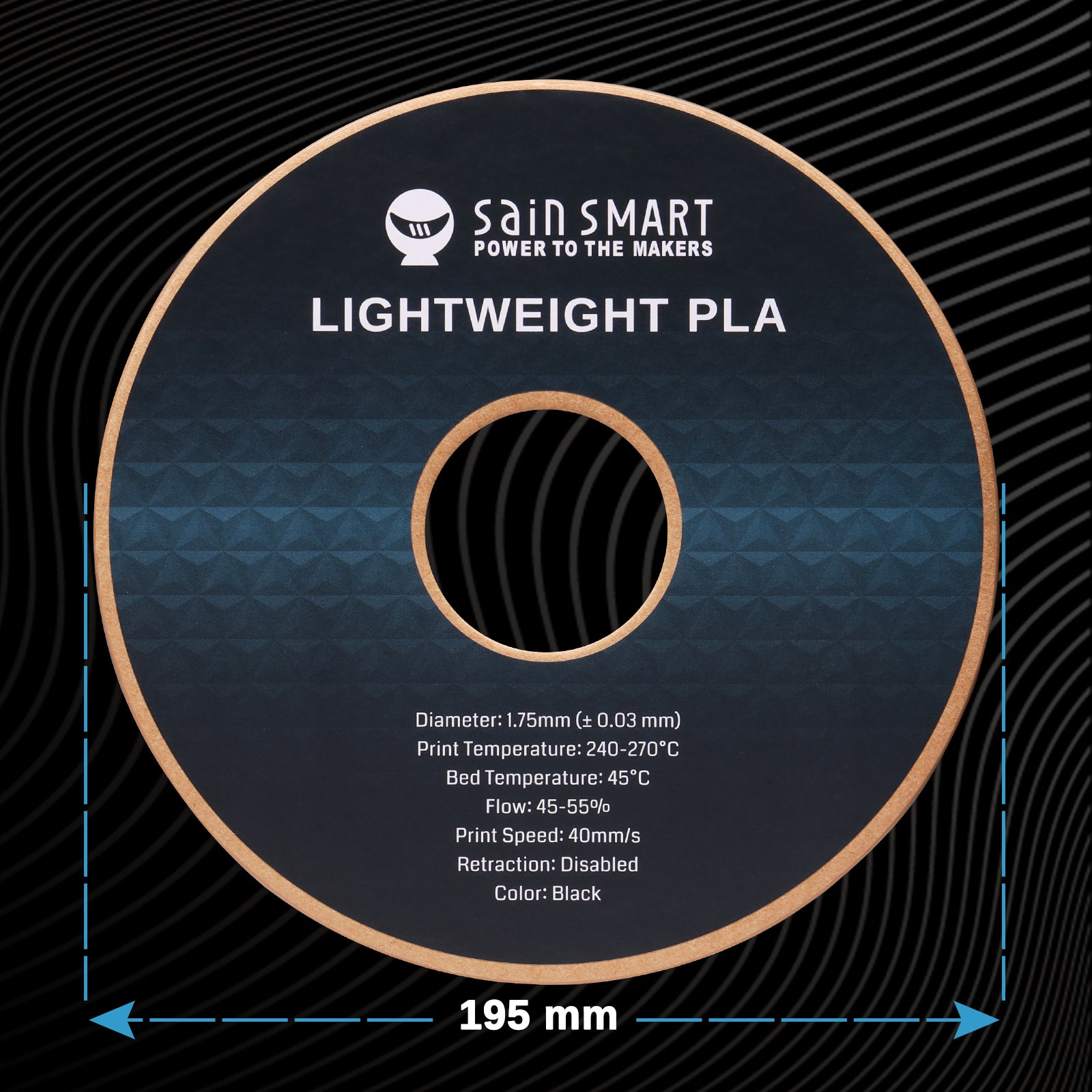 LW-PLA Filament, 1,75mm, Schwarz & Weiß, 1KG, Leichtes, schaumaktives PLA mit geringer Dichte für den 3D-Druck von RC-Flugzeugen und Drohnenteilen