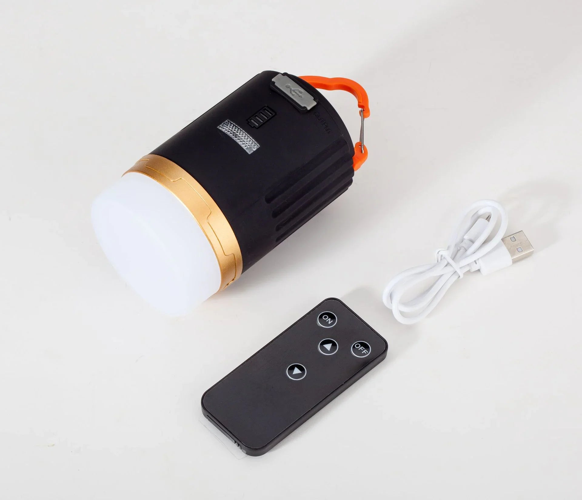 EcoBright CampLite: Wiederaufladbare LED-Campinglaterne mit USB-Anschluss