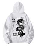 Herren-Hoodie mit grafischem Print, langen Ärmeln, Kordelzug, Pullover-Hoodie, Sweatshirt mit Tasche, Trendiges Weiß, Größe M