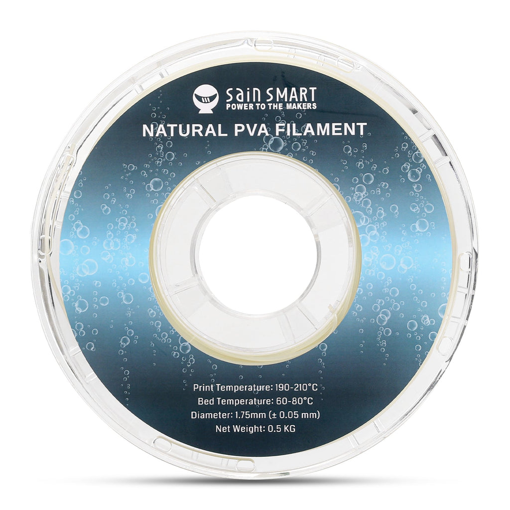 Natürliches PVA wasserlösliches Filament, wasserlösliche Stützstruktur 1,75 mm, 0,5 kg, Genauigkeit +/- 0,05 mm