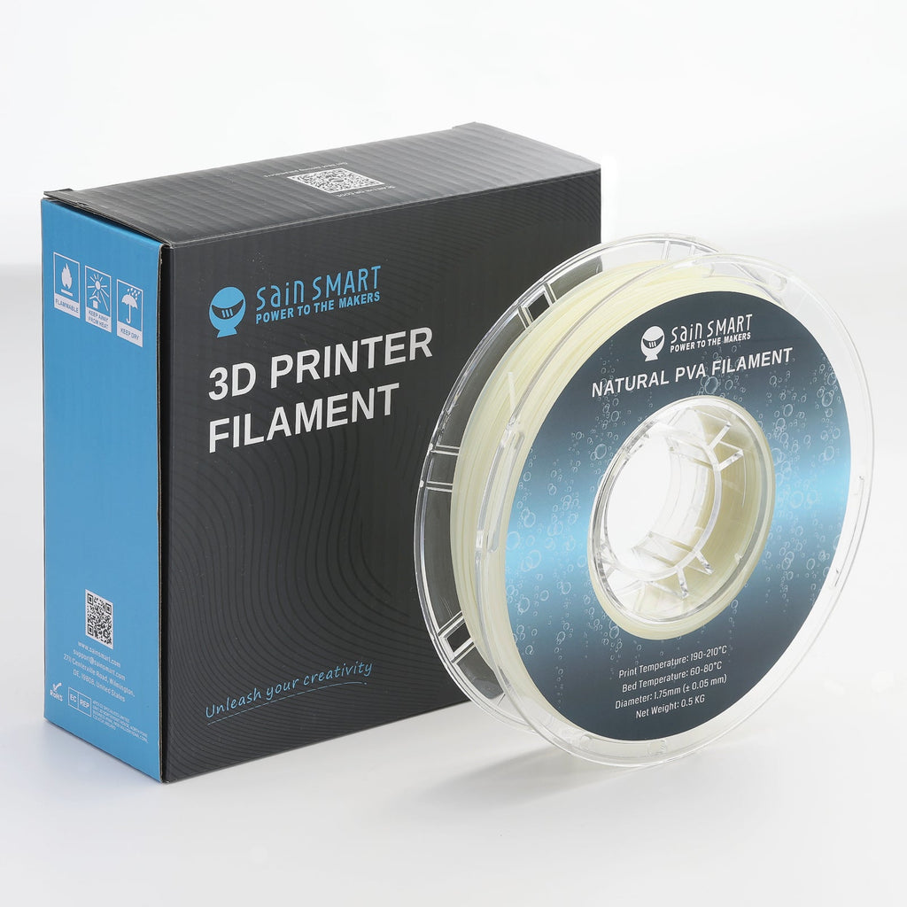 Natürliches PVA wasserlösliches Filament, wasserlösliche Stützstruktur 1,75 mm, 0,5 kg, Genauigkeit +/- 0,05 mm