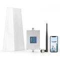 Handy-Signalverstärker für Zuhause | Verstärkt 4G LTE 5G Signal bis zu 4500 sq ft für Verizon AT&T T-Mobile & Mehr | Funktioniert auf Band 2 5 12 und 17 mit High-Gain-Antenne | FCC-Zulassung