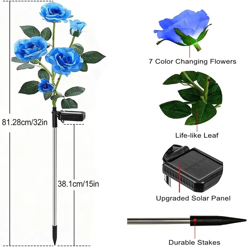 Lampes solaires roses Magic Hue