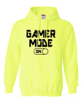 Go All Out 4X-Large Safety Green Herren Gamer Mode On Lustiges Geschenk für Gaming-Liebhaber Sweatshirt Hoodie